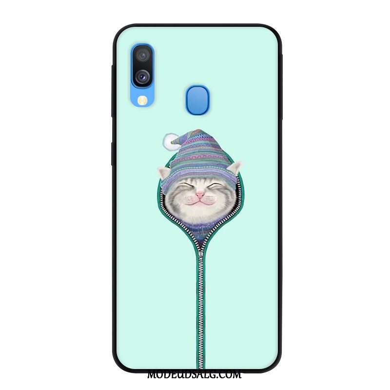 Samsung Galaxy A40 Etui / Cover Beskyttelse Kreativ Af Personlighed Blå