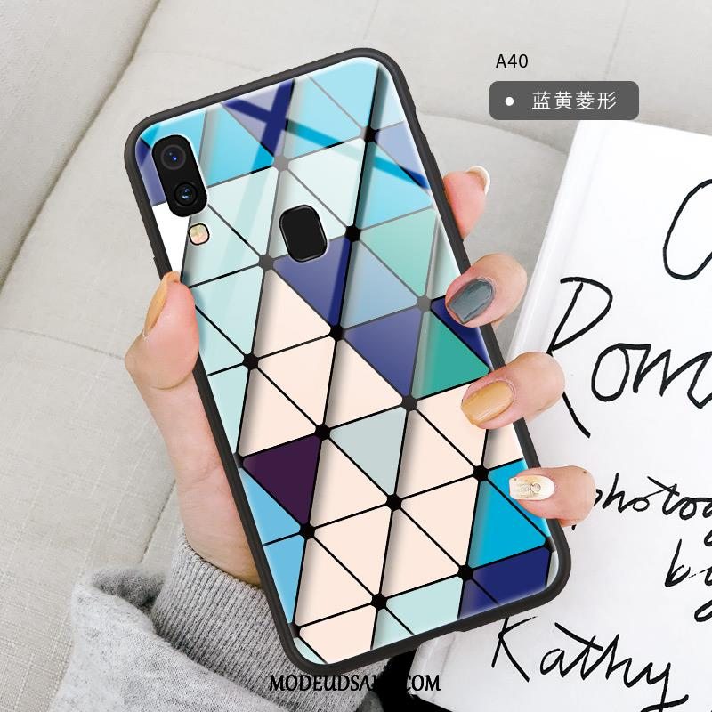 Samsung Galaxy A40 Etui / Cover Glas Ny Beskyttelse Blød