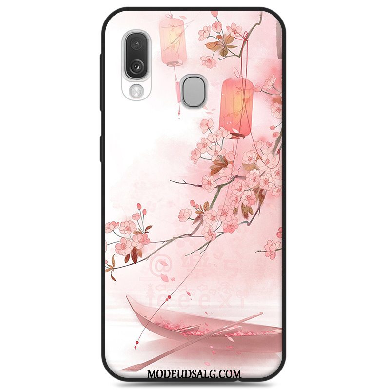 Samsung Galaxy A40 Etui / Cover Lille Sektion Kunst Frisk Silikone Vind