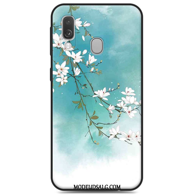 Samsung Galaxy A40 Etui / Cover Lille Sektion Kunst Frisk Silikone Vind