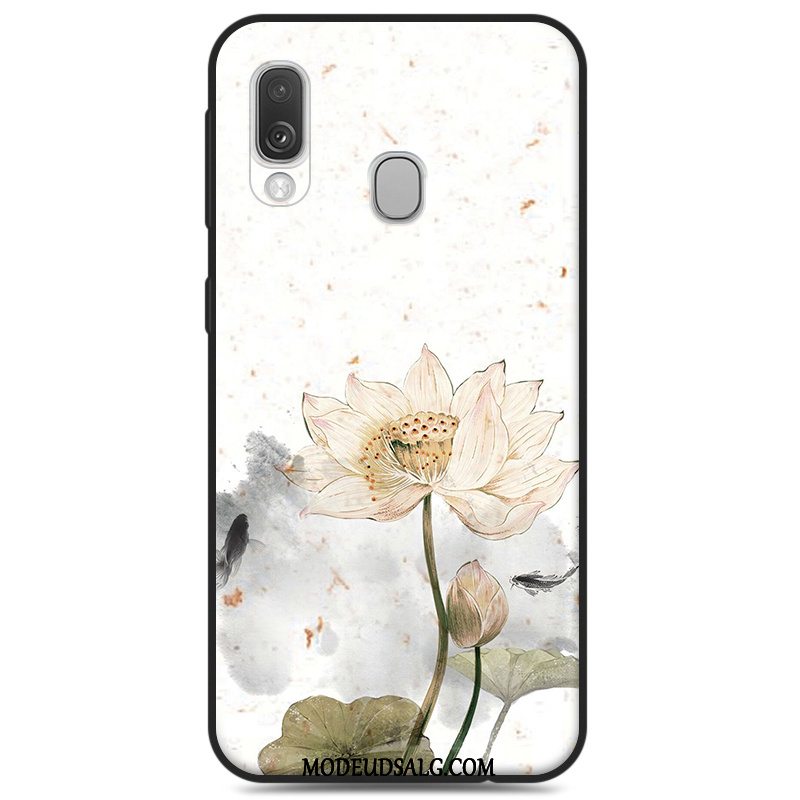 Samsung Galaxy A40 Etui / Cover Lille Sektion Kunst Frisk Silikone Vind