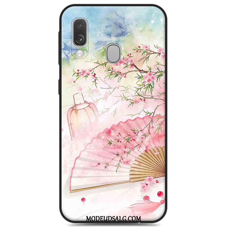 Samsung Galaxy A40 Etui / Cover Lille Sektion Kunst Frisk Silikone Vind