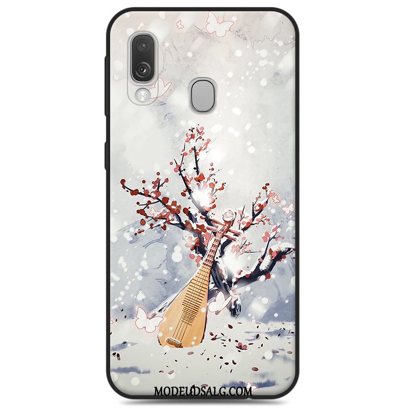 Samsung Galaxy A40 Etui / Cover Lille Sektion Kunst Frisk Silikone Vind