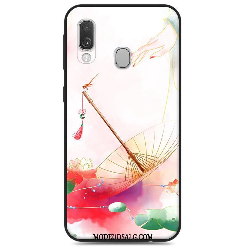 Samsung Galaxy A40 Etui / Cover Lille Sektion Kunst Frisk Silikone Vind