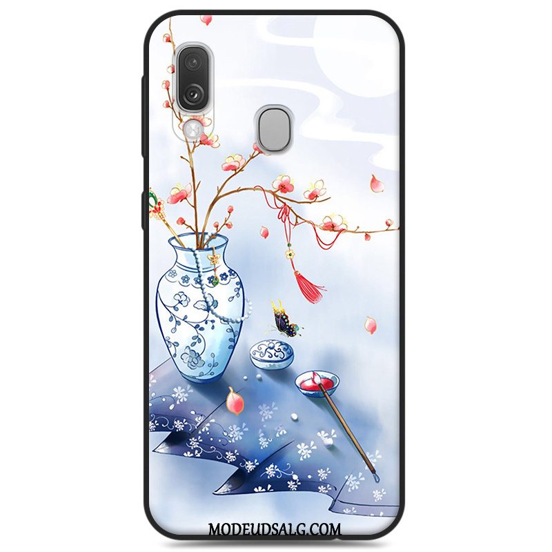 Samsung Galaxy A40 Etui / Cover Lille Sektion Kunst Frisk Silikone Vind