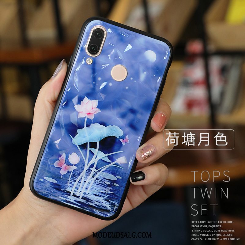 Samsung Galaxy A40 Etui Kreativ Beskyttelse Trendy Cover Glas