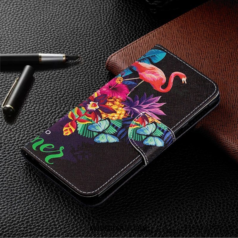 Samsung Galaxy A40s Etui Trend Lædertaske Anti-fald Clamshell Cover