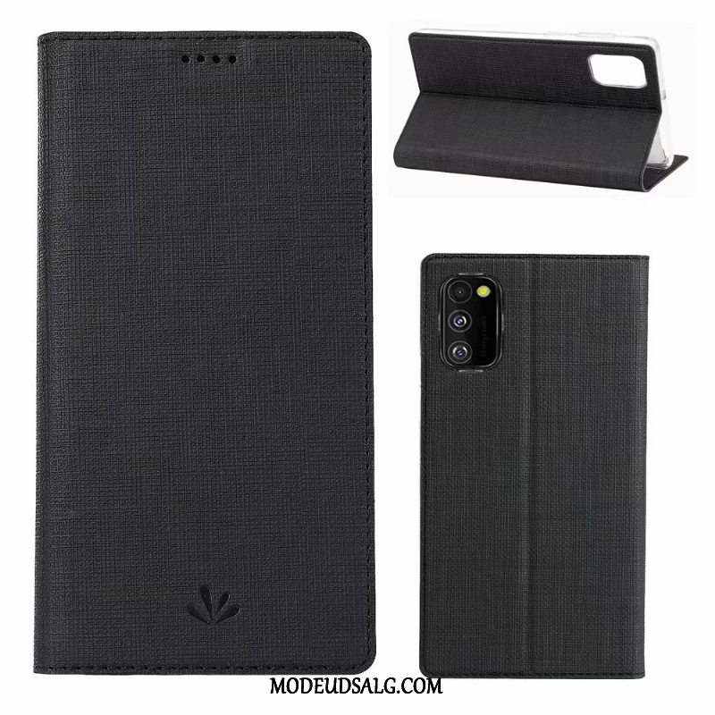 Samsung Galaxy A41 Etui Beskyttelse Support Cover Folio Læder