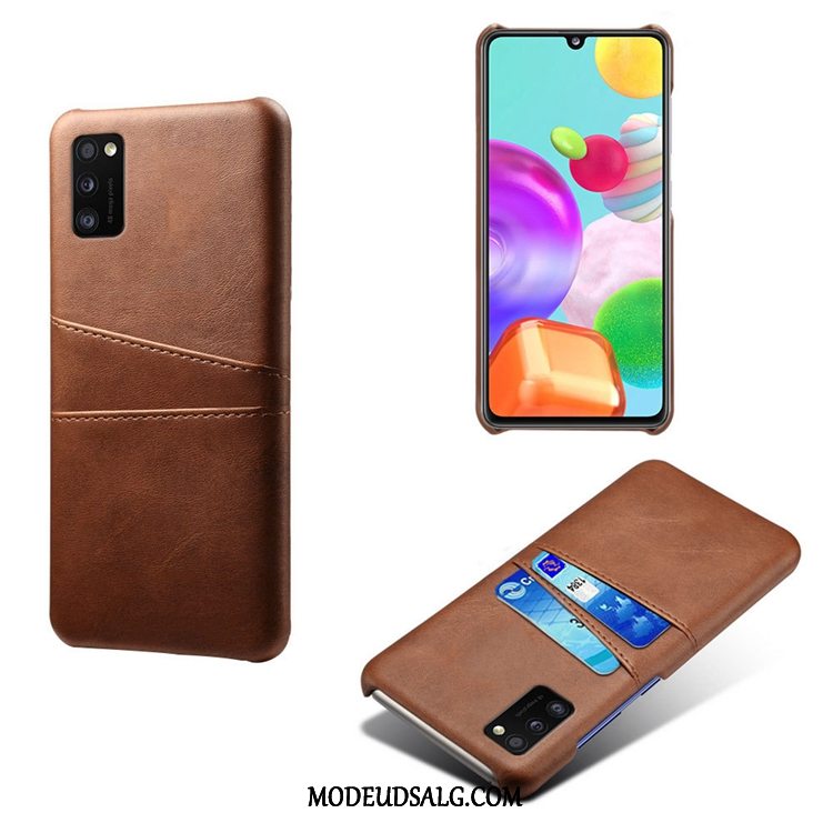 Samsung Galaxy A41 Etui Cover Af Personlighed Kort Anti-fald Tasker