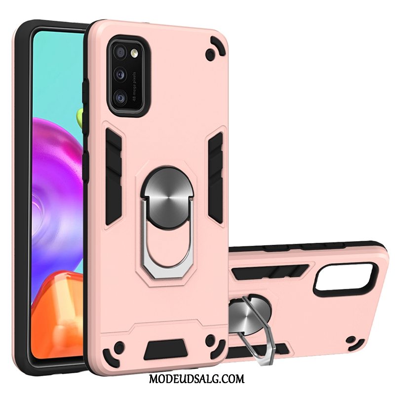 Samsung Galaxy A41 Etui / Cover Blå Beskyttelse Support Skridsikre Bil