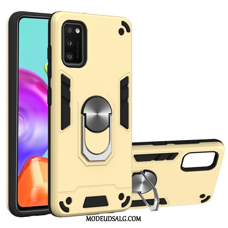 Samsung Galaxy A41 Etui / Cover Blå Beskyttelse Support Skridsikre Bil