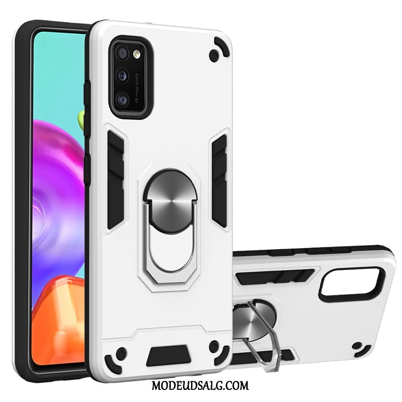 Samsung Galaxy A41 Etui / Cover Blå Beskyttelse Support Skridsikre Bil