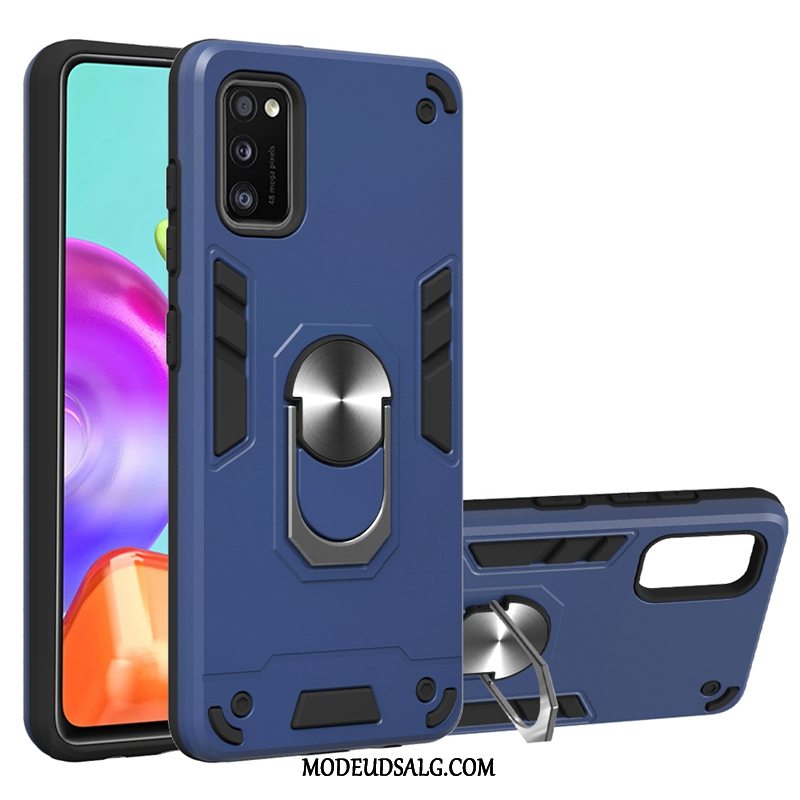 Samsung Galaxy A41 Etui / Cover Blå Beskyttelse Support Skridsikre Bil