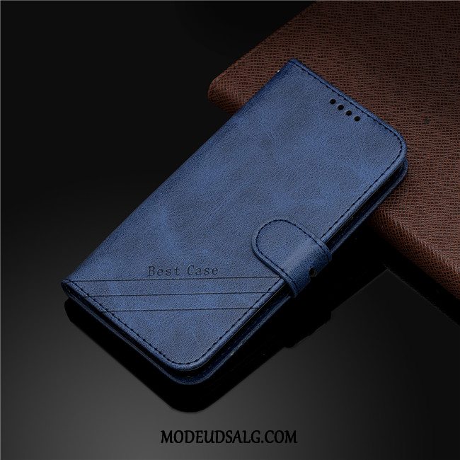 Samsung Galaxy A41 Etui Lædertaske Cover Anti-fald Folio Gul