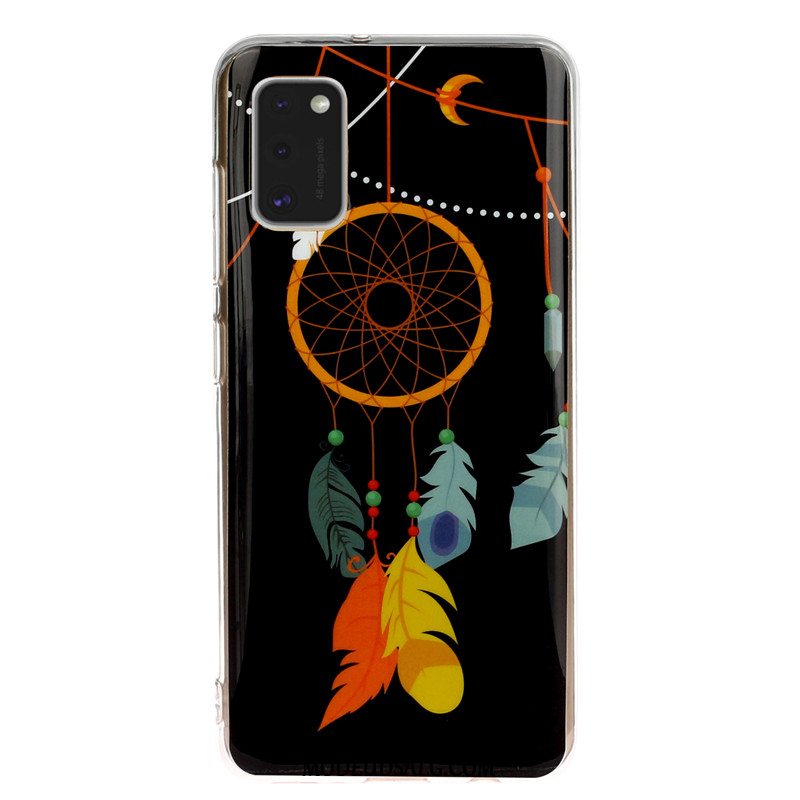 Samsung Galaxy A41 Etui Sort Alt Inklusive Anti-fald Cover Cartoon