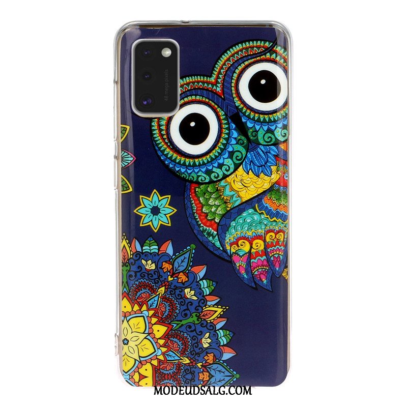 Samsung Galaxy A41 Etui Sort Alt Inklusive Anti-fald Cover Cartoon