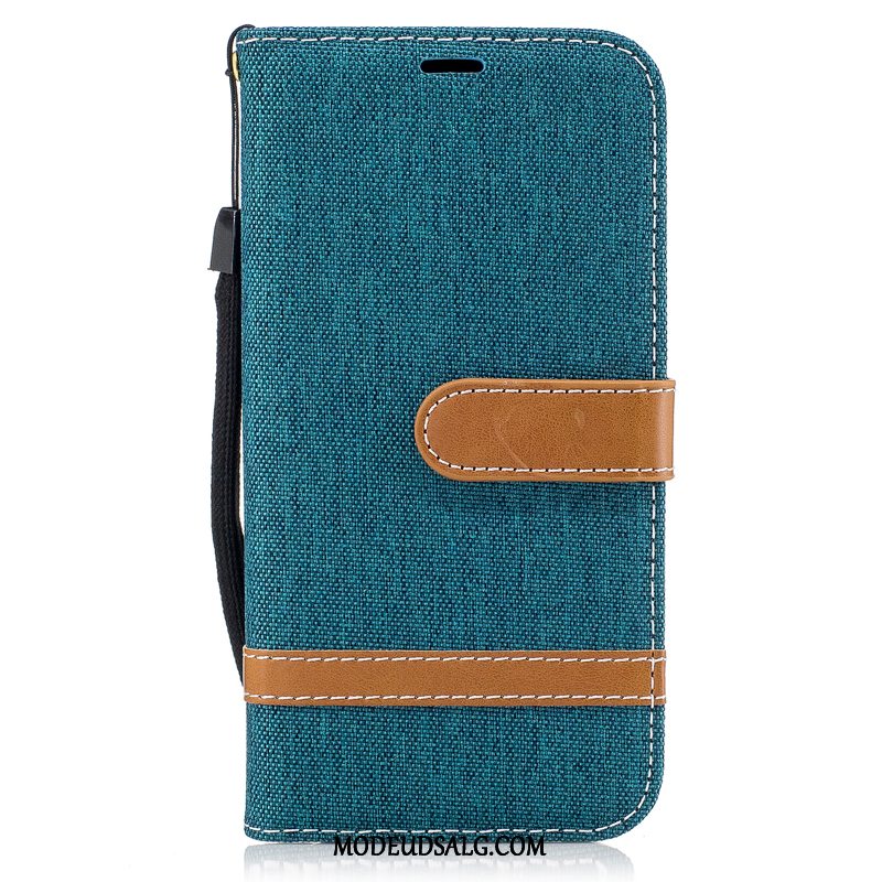 Samsung Galaxy A5 2017 Etui Denim Sort Anti-fald Beskyttelse Cover