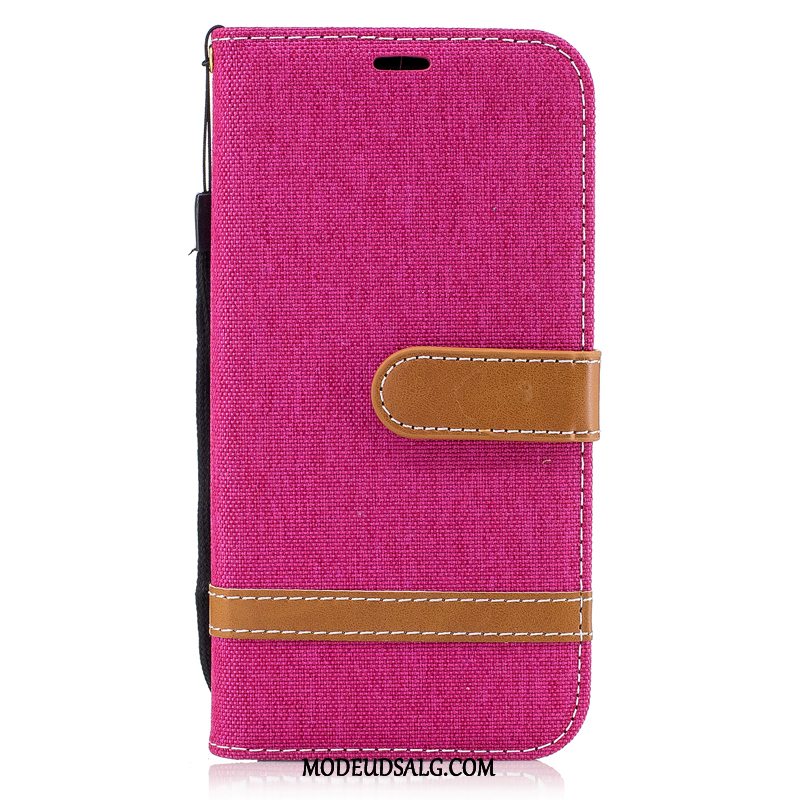 Samsung Galaxy A5 2017 Etui Denim Sort Anti-fald Beskyttelse Cover