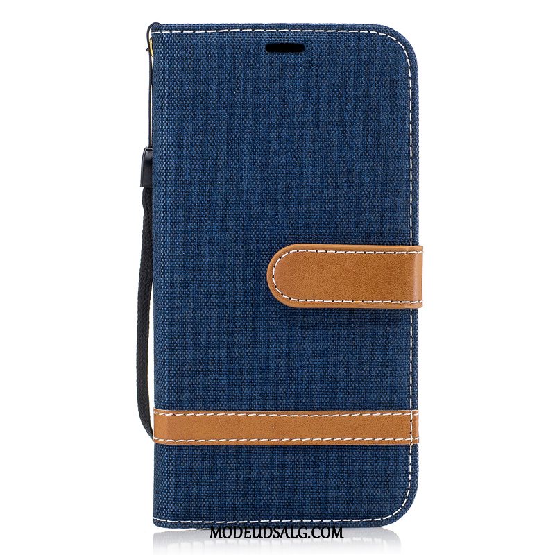 Samsung Galaxy A5 2017 Etui Denim Sort Anti-fald Beskyttelse Cover