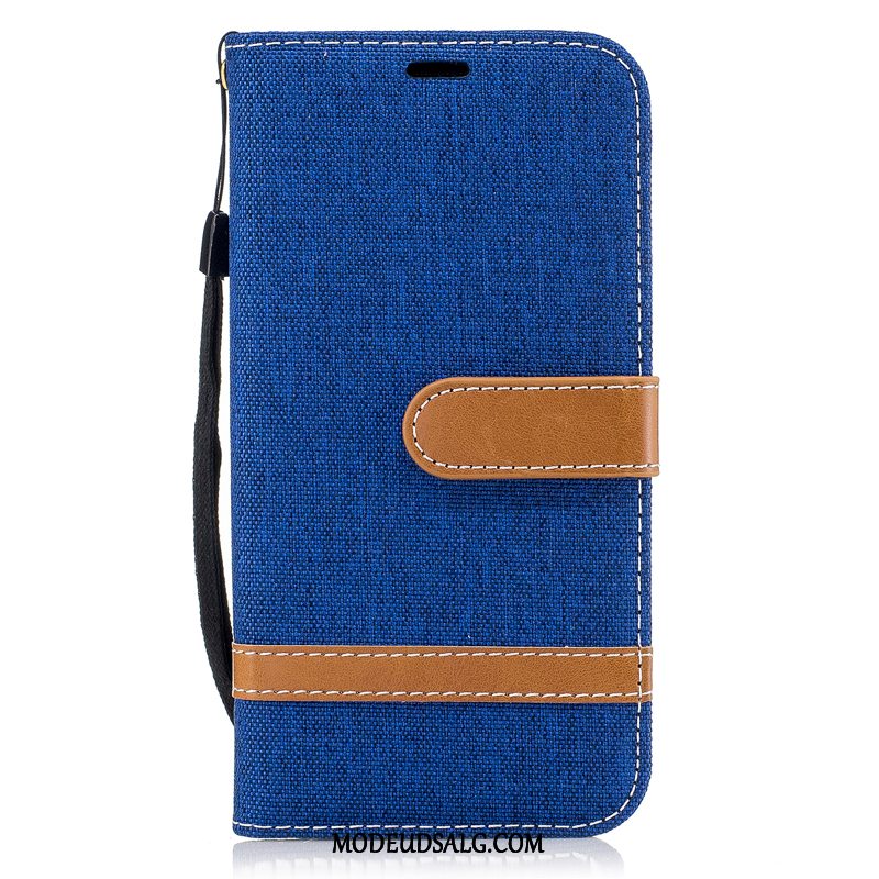 Samsung Galaxy A5 2017 Etui Denim Sort Anti-fald Beskyttelse Cover