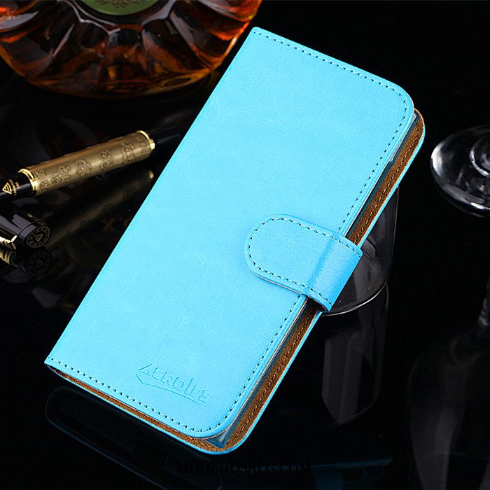 Samsung Galaxy A50 Etui / Cover Lædertaske Hvid Solid Farve Folio Ny