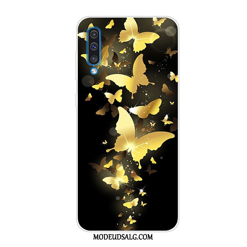 Samsung Galaxy A50 Etui / Cover Trend Blød Blå Silikone