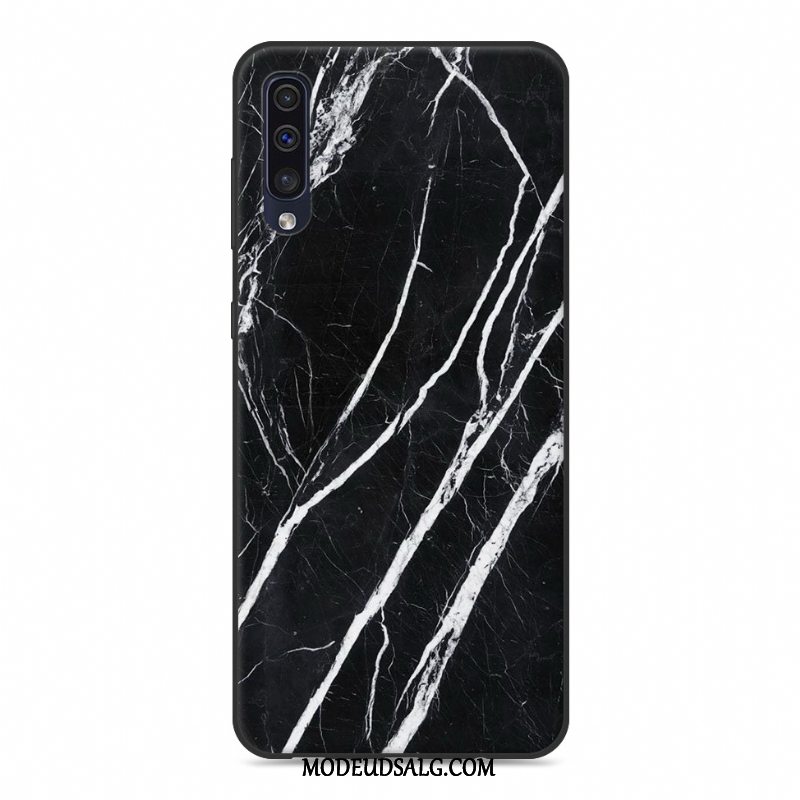 Samsung Galaxy A50 Etui Kreativ Cover Mønster Beskyttelse Hvid