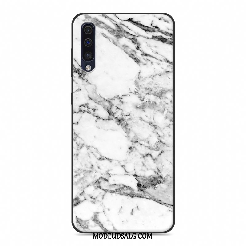 Samsung Galaxy A50 Etui Kreativ Cover Mønster Beskyttelse Hvid