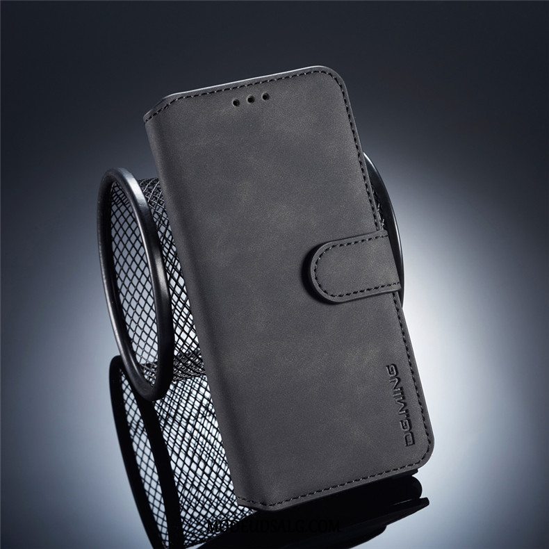 Samsung Galaxy A50 Etui Lædertaske Clamshell Anti-fald Folio Cover