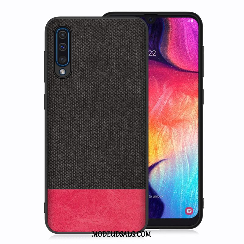 Samsung Galaxy A50 Etui Rød Klud