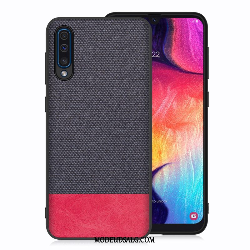 Samsung Galaxy A50 Etui Rød Klud