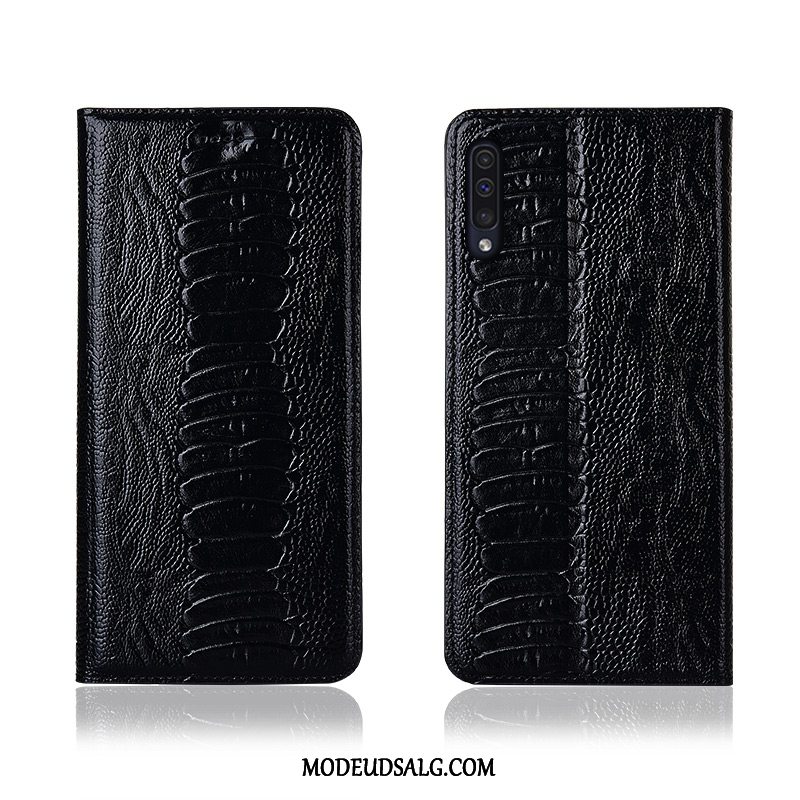 Samsung Galaxy A50 Etui Silikone Blød Fugl Anti-fald Nubuck