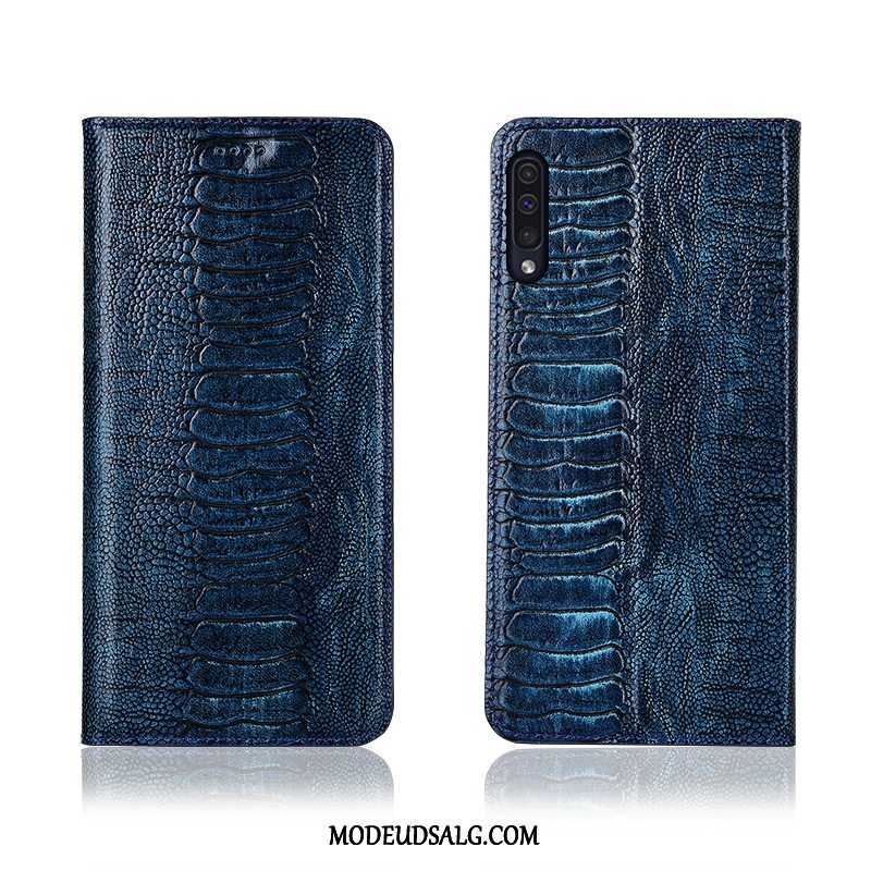 Samsung Galaxy A50 Etui Silikone Blød Fugl Anti-fald Nubuck