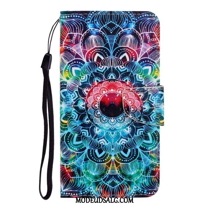 Samsung Galaxy A50s Etui Blå Folio Alt Inklusive Smuk Cover