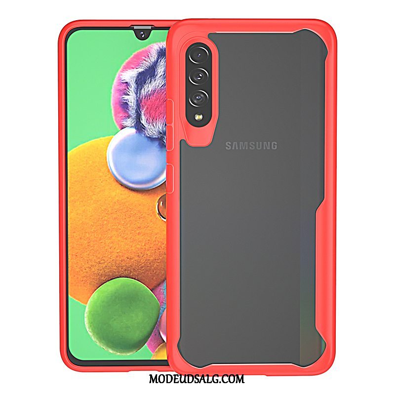 Samsung Galaxy A50s Etui Blød Silikone Cover Sort Anti-fald