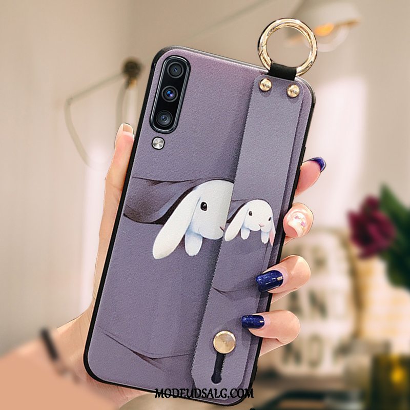 Samsung Galaxy A50s Etui Cover Lilla Silikone Elskeren Dekompression