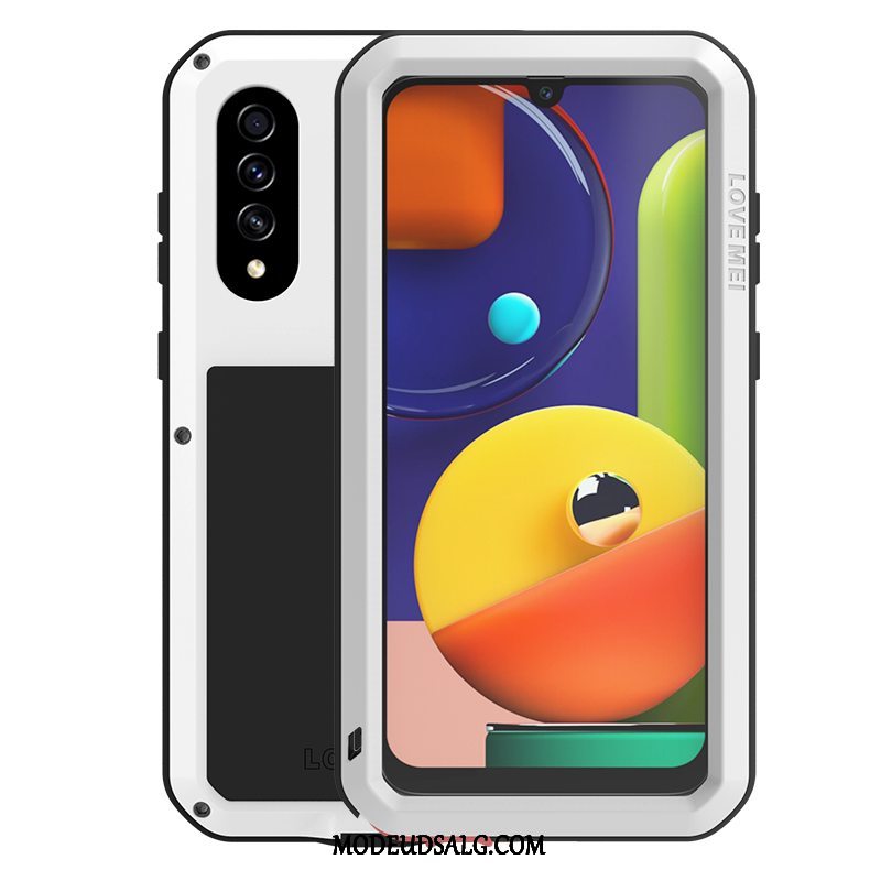 Samsung Galaxy A50s Etui Hvid Anti-fald Beskyttelse Cover Alt Inklusive