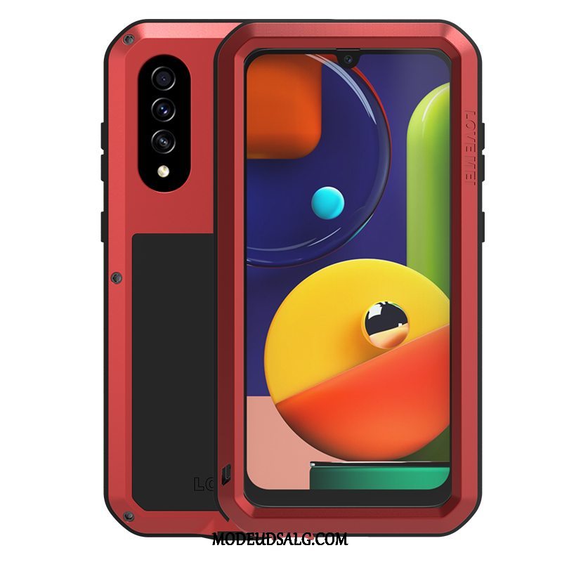 Samsung Galaxy A50s Etui Hvid Anti-fald Beskyttelse Cover Alt Inklusive