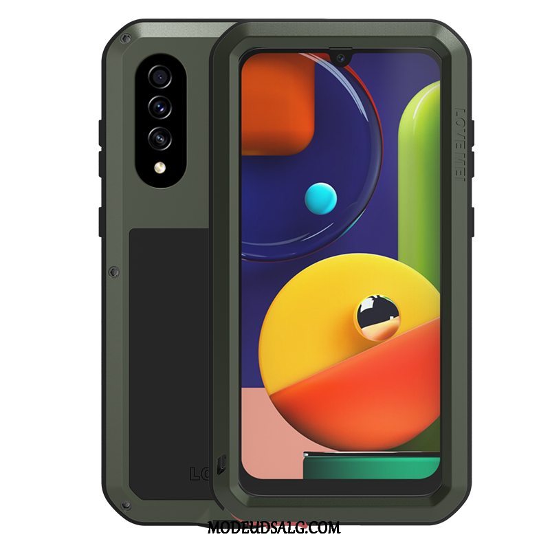 Samsung Galaxy A50s Etui Hvid Anti-fald Beskyttelse Cover Alt Inklusive