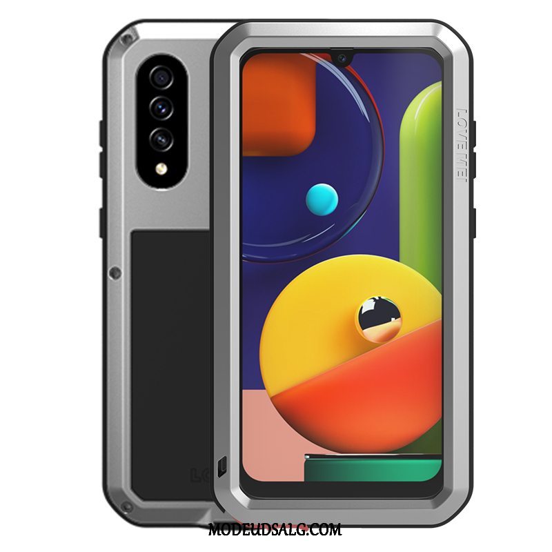 Samsung Galaxy A50s Etui Hvid Anti-fald Beskyttelse Cover Alt Inklusive