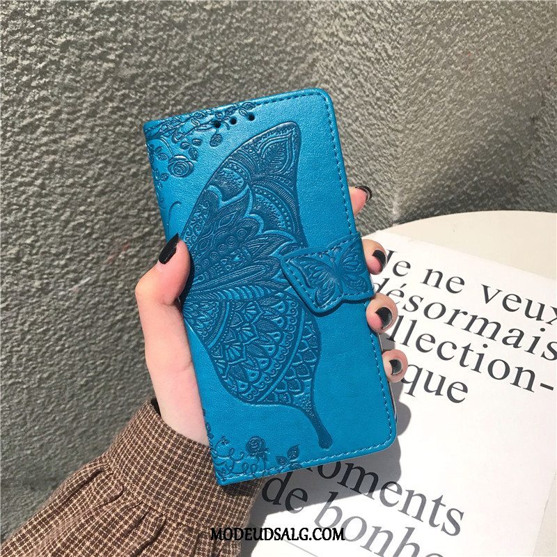 Samsung Galaxy A50s Etui Lædertaske Cover Anti-fald Clamshell Grå