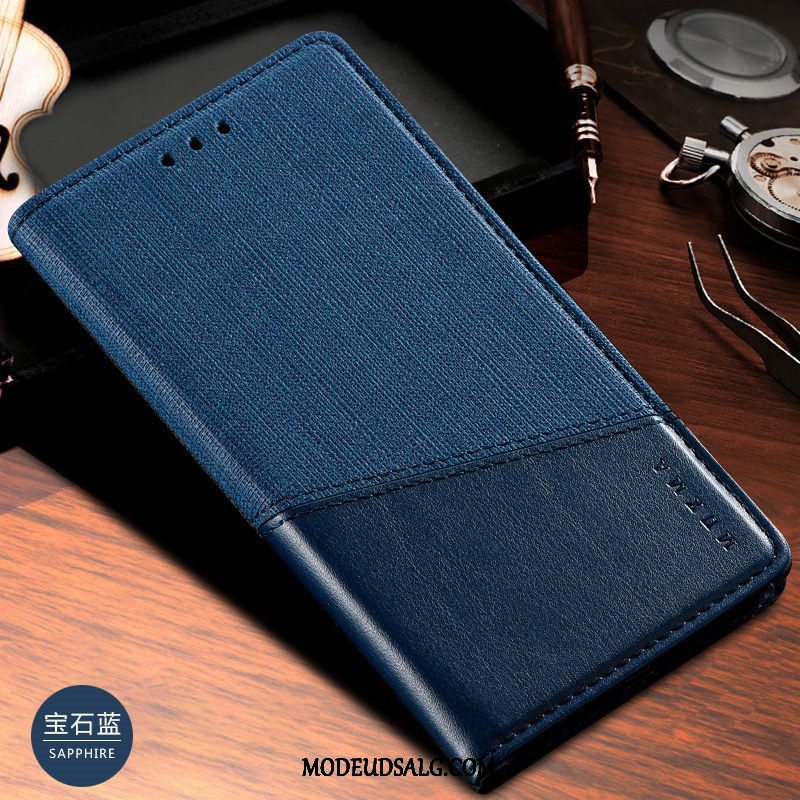 Samsung Galaxy A50s Etui Lædertaske Sort Cover Business Folio