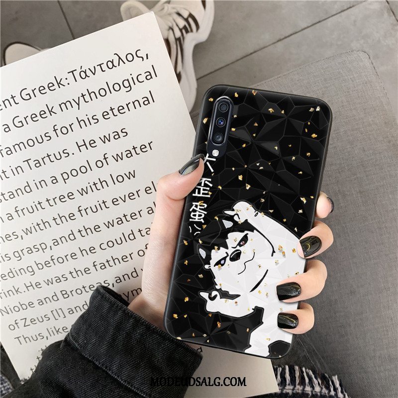 Samsung Galaxy A50s Etui Rombe Trend Cartoon Lyserød Elskeren