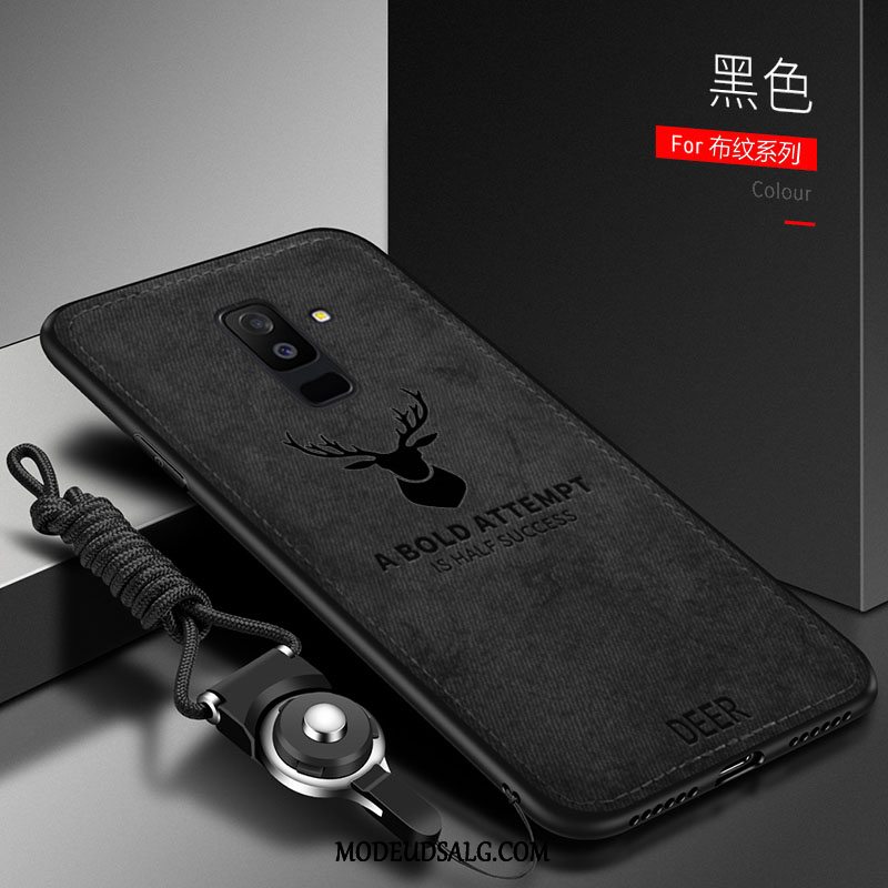 Samsung Galaxy A6+ Etui Alt Inklusive Blød Anti-fald Vintage Klud