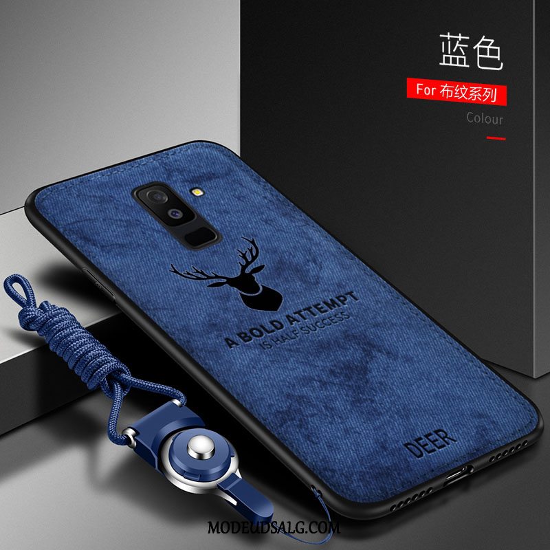 Samsung Galaxy A6+ Etui Alt Inklusive Blød Anti-fald Vintage Klud