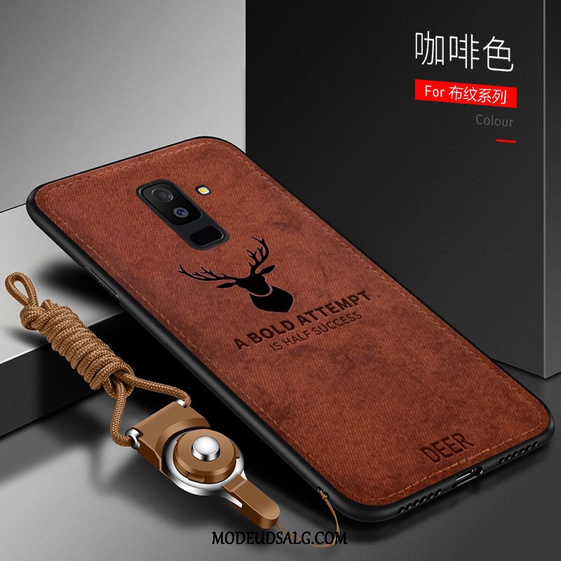 Samsung Galaxy A6+ Etui Alt Inklusive Blød Anti-fald Vintage Klud