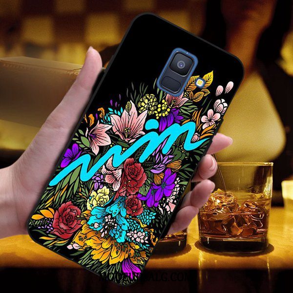 Samsung Galaxy A6 Etui / Cover Anti-fald Grøn Smuk Blød Tilpas