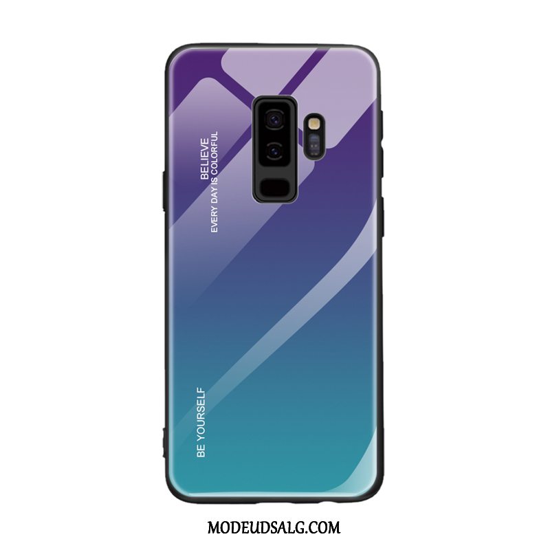 Samsung Galaxy A6+ Etui / Cover Hård Trend Glas Beskyttelse Rød