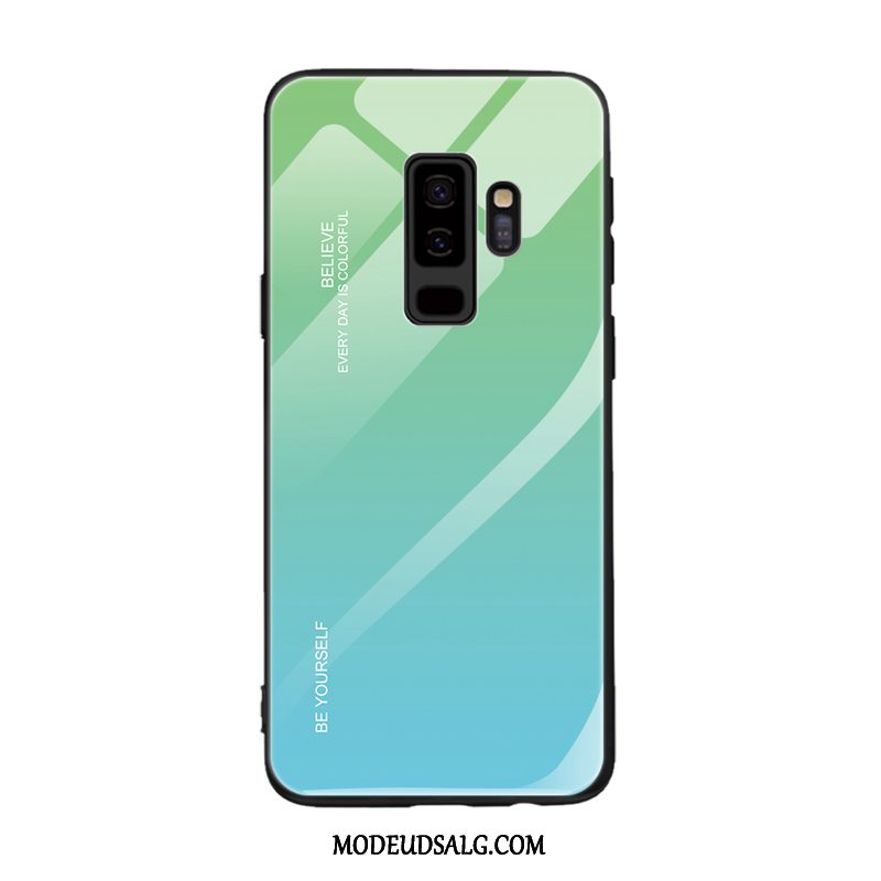 Samsung Galaxy A6+ Etui / Cover Hård Trend Glas Beskyttelse Rød