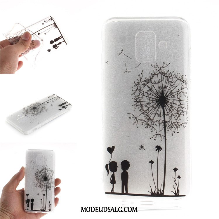 Samsung Galaxy A6 Etui / Cover Høj Cartoon Blød Gennemsigtig